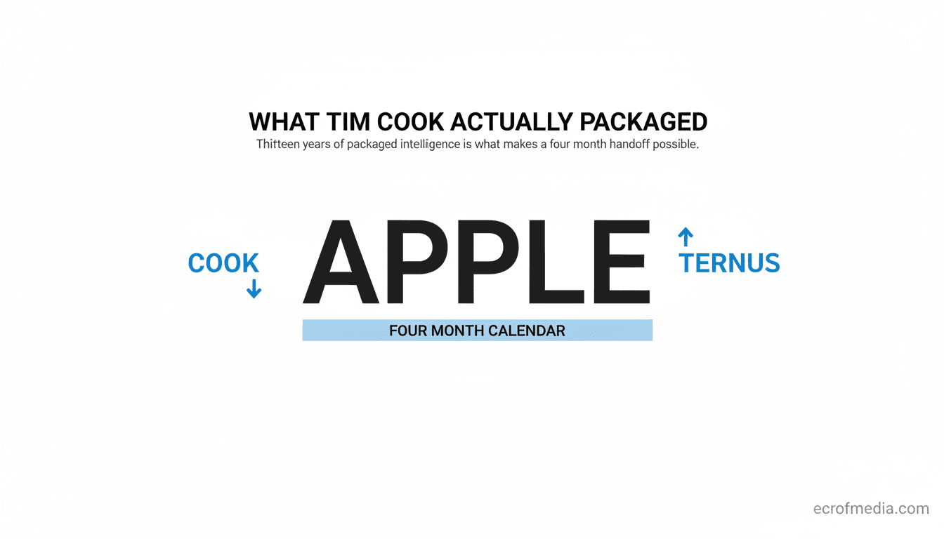 What Tim Cook Actually Packaged